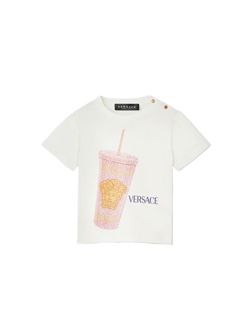 T-shirt, unisex, logata. VERSACE | 1000102 1A057792WD90